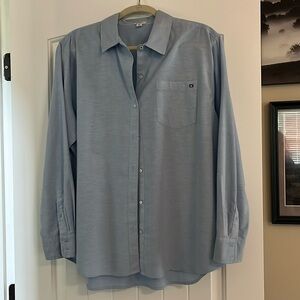Light blue long sleeved shirt